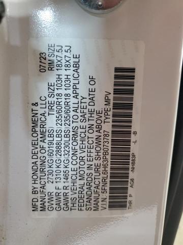 2023 HONDA ODYSSEY EXL 5FNRL6H63PB073787