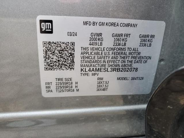 2024 BUICK ENCORE GX KL4AMESL3RB202078