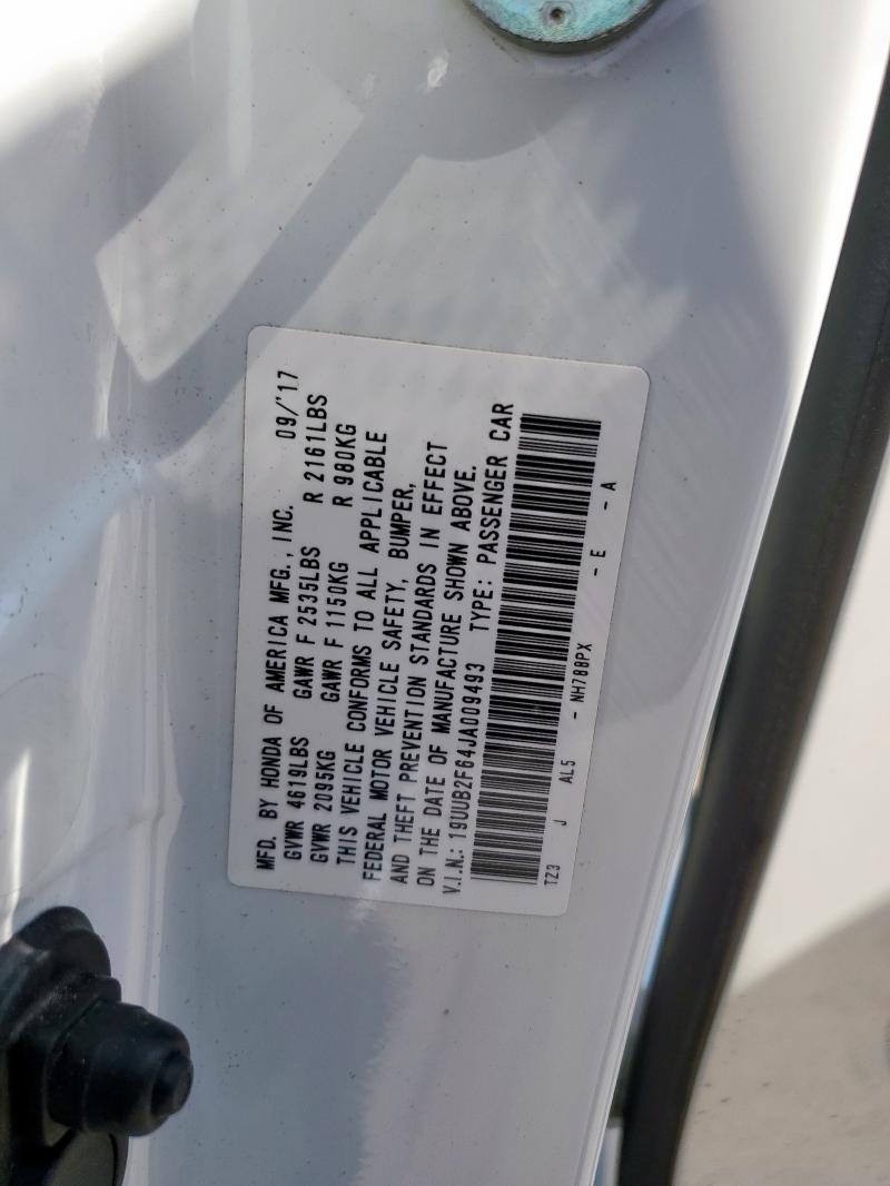 2018 ACURA TLX TECH+A 19UUB2F64JA009493