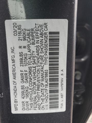 2020 HONDA ACCORD LX - 1HGCV1F19LA078863