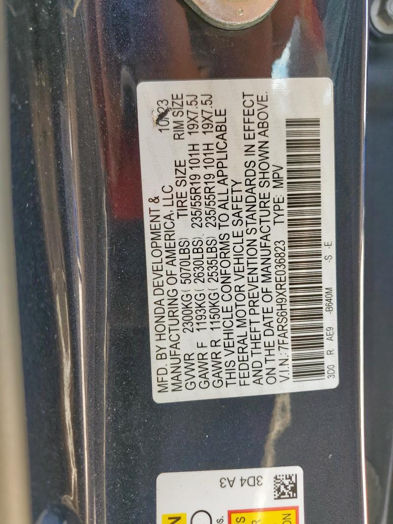 2024 HONDA CR-V SPORT 7FARS6H9XRE036823