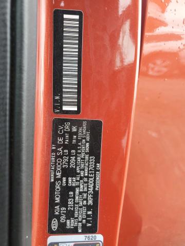 2020 KIA FORTE GT L 3KPF34AD0LE170333