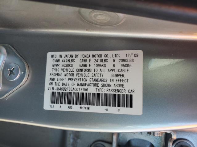 2010 ACURA TSX - JH4CU2F65AC017156