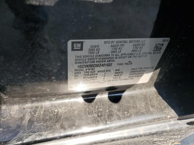2014 CHEVROLET SILVERADO - 1GCVKREC5EZ401022