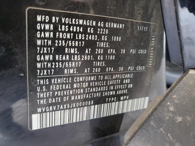 2018 VOLKSWAGEN TIGUAN LIM - WVGBV7AX5JK000088