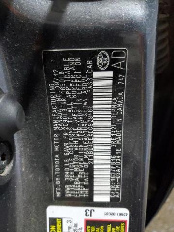 2013 TOYOTA COROLLA BA - 2T1BU4EEXDC928466