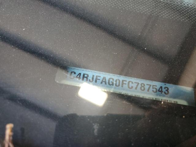 2015 JEEP GRAND CHER - 1C4RJFAG0FC787543