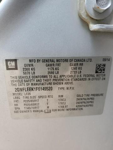 2015 CHEVROLET EQUINOX LS 2GNFLEEK1F6149520