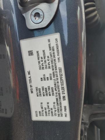 2023 TESLA MODEL 3 5YJ3E1EC2PF627897