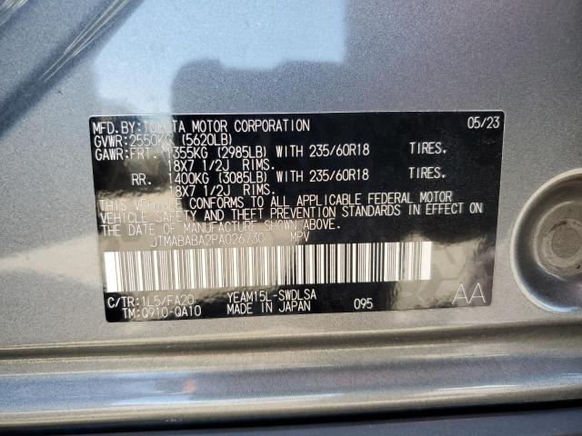 2023 SUBARU SOLTERRA P JTMABABA2PA026730
