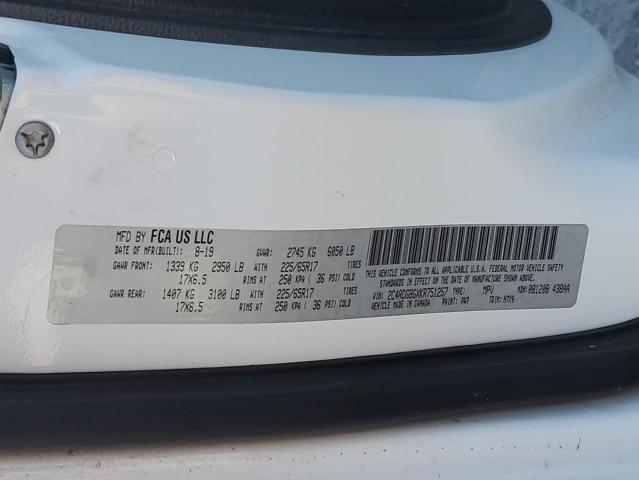 2019 DODGE GRAND CARA #3269011047