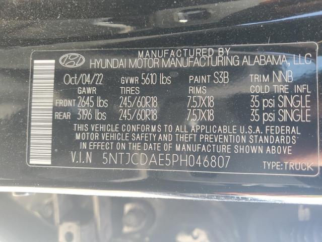 2023 HYUNDAI SANTA CRUZ 5NTJCDAE5PH046807