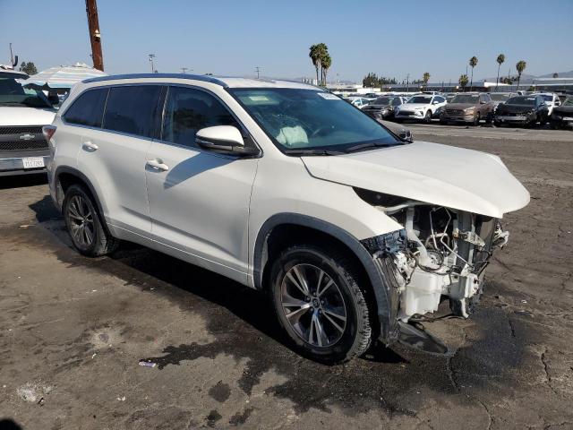 2016 TOYOTA HIGHLANDER XLE 5TDKKRFH3GS127966