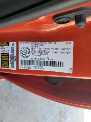 2016 TOYOTA TUNDRA DOUBLE CAB SR 5TFUY5F1XGX532820
