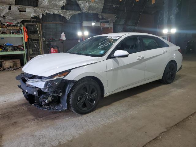 2021 HYUNDAI ELANTRA BLUE KMHLM4AJ2MU004089