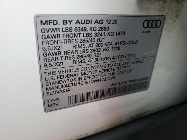 2021 AUDI Q7 PREMIUM #3269106042