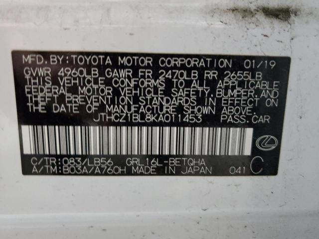 2019 LEXUS GS 350 BASE JTHCZ1BL8KA011453
