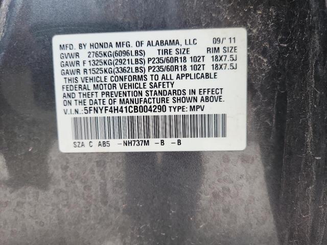 2012 HONDA PILOT EX - 5FNYF4H41CB004290