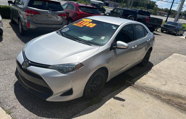 TOYOTA COROLLA L 2019 silver  gas 2T1BURHE6KC198934 photo #3