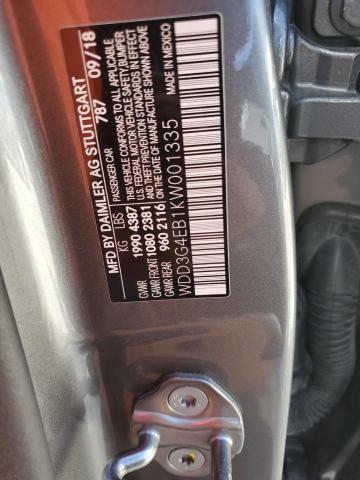 2019 MERCEDES-BENZ A 220 WDD3G4EB1KW001335