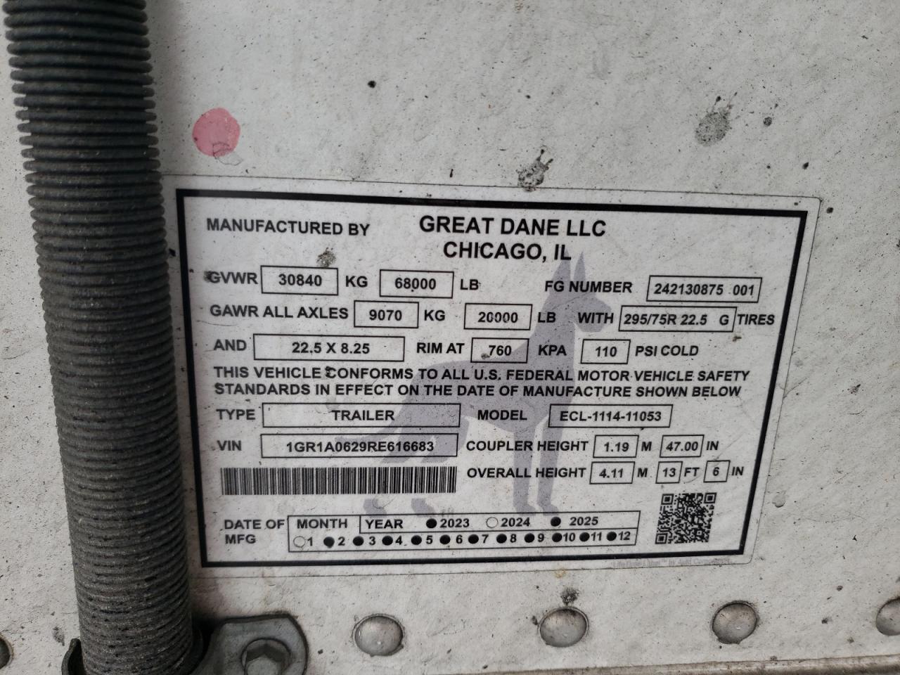 Lot #3296989818 2024 YGOT GGSD TRAILER