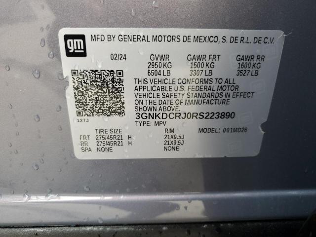 2024 CHEVROLET BLAZER RS 3GNKDCRJ0RS223890