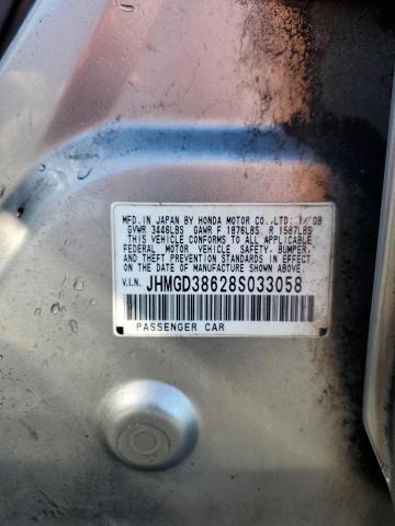 2008 HONDA FIT SPORT #3305551067