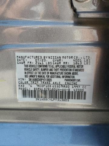 2023 NISSAN SENTRA SV 3N1AB8CV6PY313805