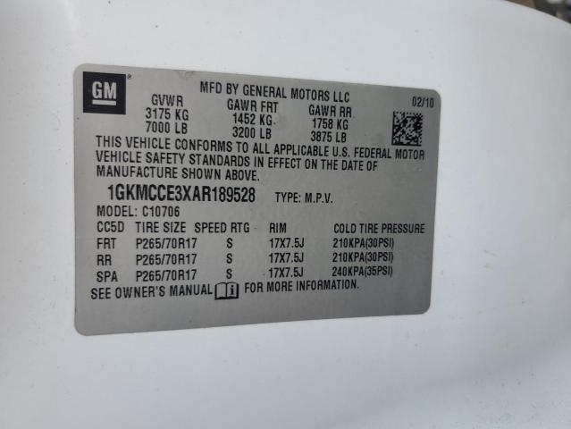 2010 GMC YUKON SLT - 1GKMCCE3XAR189528