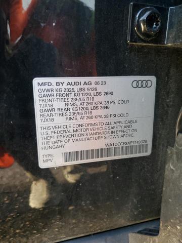 2023 AUDI Q3 PREMIUM WA1DECF3XP1149326