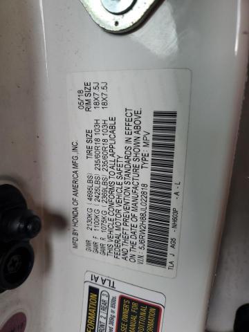 2018 HONDA CR-V EXL 5J6RW2H88JL022818