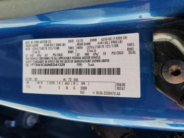 2022 FORD F350 SUPER - 1FT8W3C60NED41329