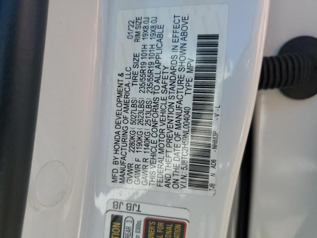 2022 ACURA RDX TECHNO 5J8TC2H59NL004040