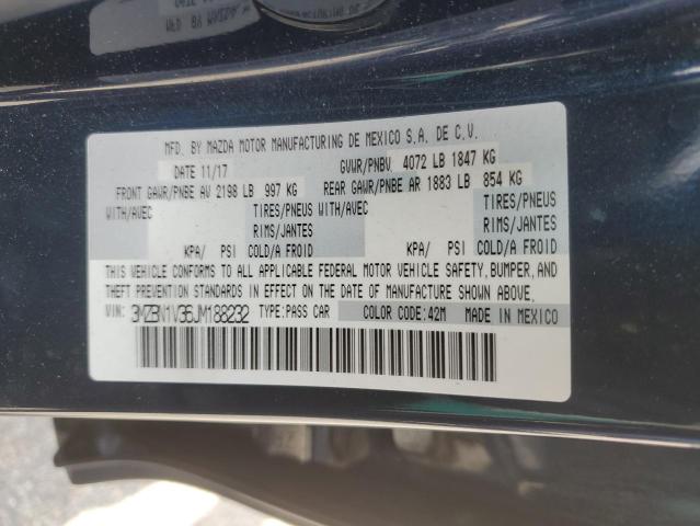 2018 MAZDA 3 TOURING - 3MZBN1V36JM188232