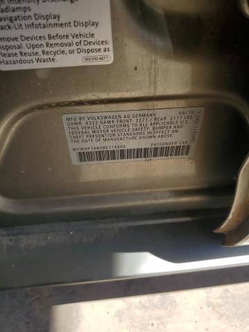 2011 VOLKSWAGEN CC SPORT - WVWNP7AN0BE719808