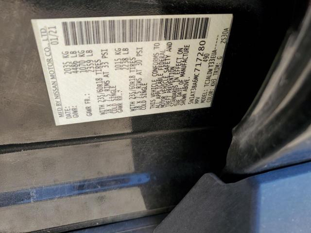 2021 NISSAN ROGUE SV 5N1AT3BA6MC717280