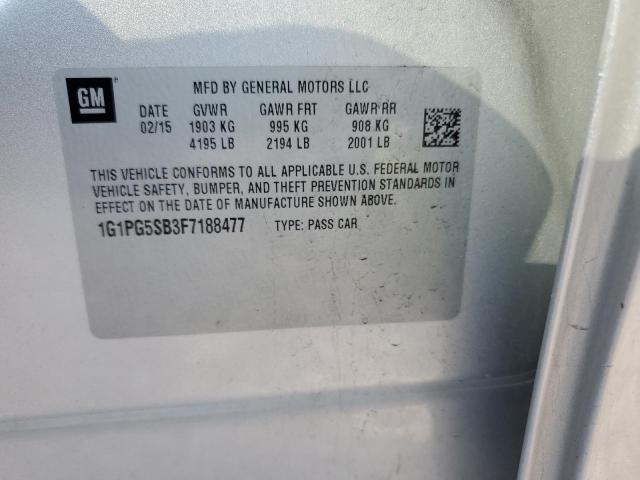 2015 CHEVROLET CRUZE LTZ 1G1PG5SB3F7188477