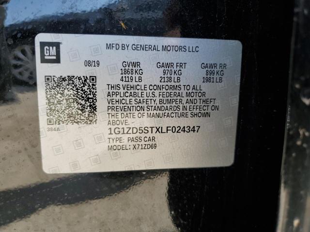 2020 CHEVROLET MALIBU LT - 1G1ZD5STXLF024347