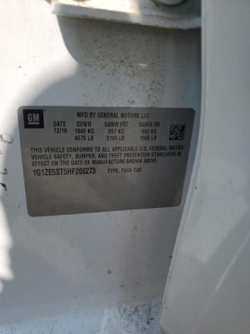 2017 CHEVROLET MALIBU LT - 1G1ZE5ST5HF200273