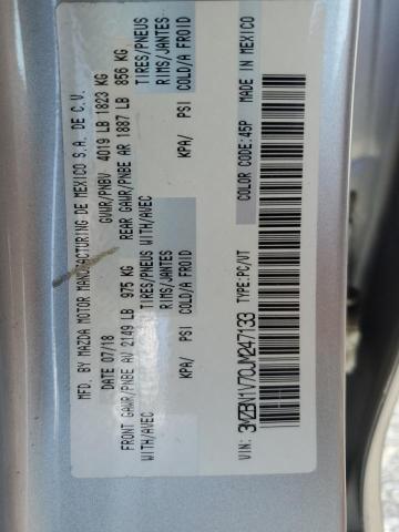 2018 MAZDA 3 TOURING - 3MZBN1V70JM247133