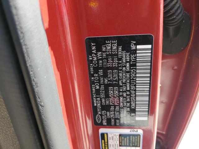 2015 HYUNDAI SANTA FE G KM8SR4HF8FU129051
