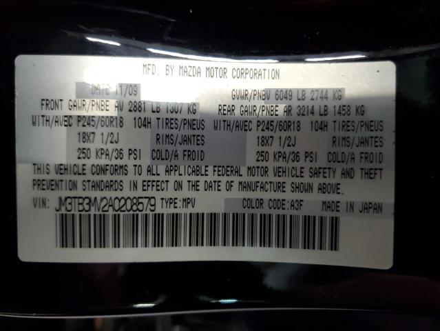2010 MAZDA CX-9 - JM3TB3MV2A0208579