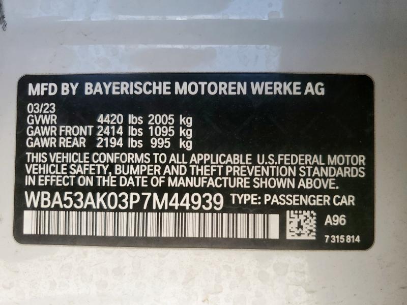 2023 BMW 228I WBA53AK03P7M44939