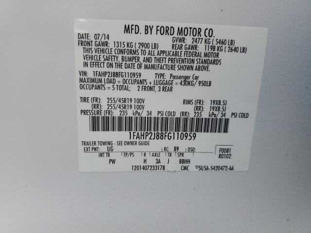 2015 FORD TAURUS LIM 1FAHP2J88FG110959