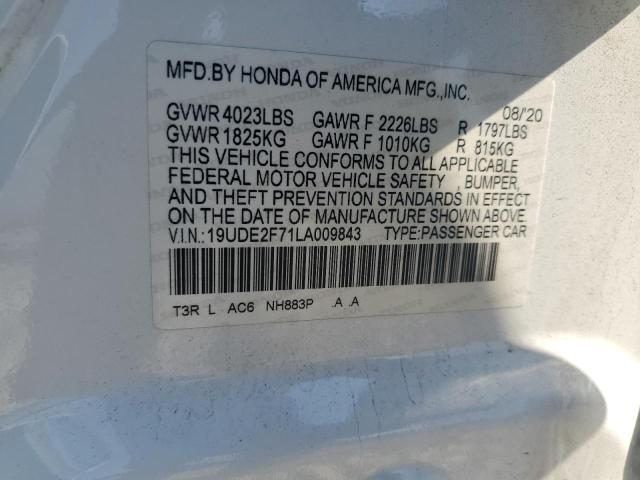 2020 ACURA ILX PREMIU 19UDE2F71LA009843
