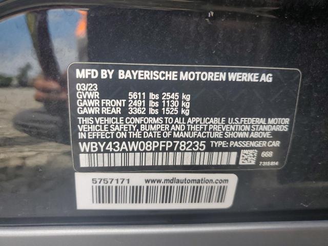 2023 BMW I4 EDRIVE WBY43AW08PFP78235