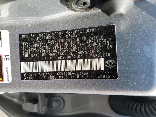 2023 TOYOTA CAMRY LE 4T1C11AK2PU832101