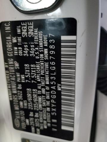 2020 KIA SORENTO S 5XYPGDA53LG679837