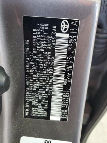 2017 TOYOTA COROLLA L 5YFBURHE1HP653665