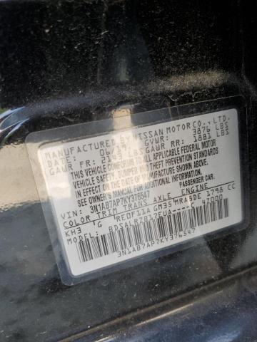2019 NISSAN SENTRA S 3N1AB7AP7KY376547